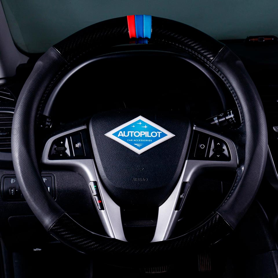 

Оплетка на руль Автопилот Suzuki-2796-BLW-005001 Сузуки Солио (2011-2013) микровэн, Черный