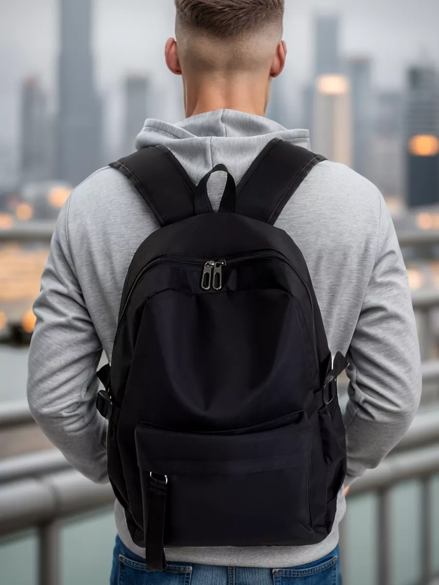 Рюкзак унисекс TIDO BWP1 черный, 44х30х15 см