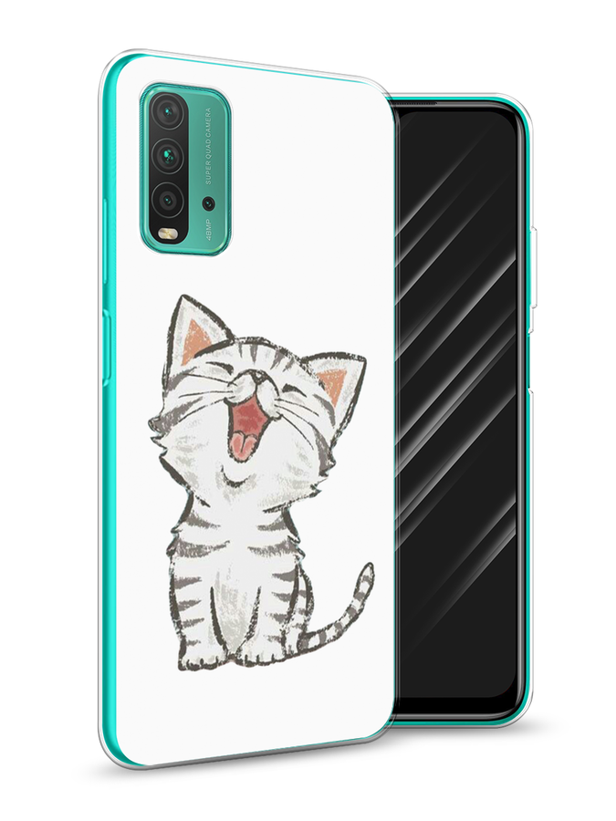 

Чехол Awog на Xiaomi Redmi 9T "Котенок рисованный", Разноцветный, 39850-1