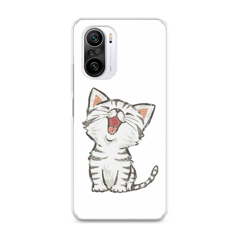 

Чехол Awog на Xiaomi Redmi K40 "Котенок рисованный", Разноцветный, 310950-1