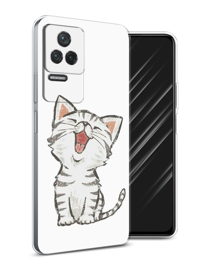 

Чехол Awog на Poco F4/Redmi K40S "Котенок рисованный", Разноцветный, 314650-1
