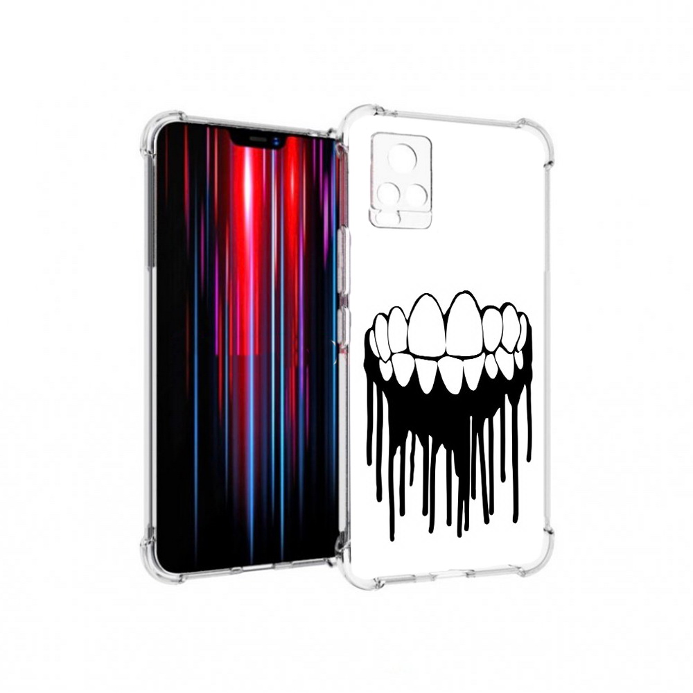 

Чехол MyPads Tocco для Vivo V20 PRO зубы (PT226964.386.372), Прозрачный, Tocco