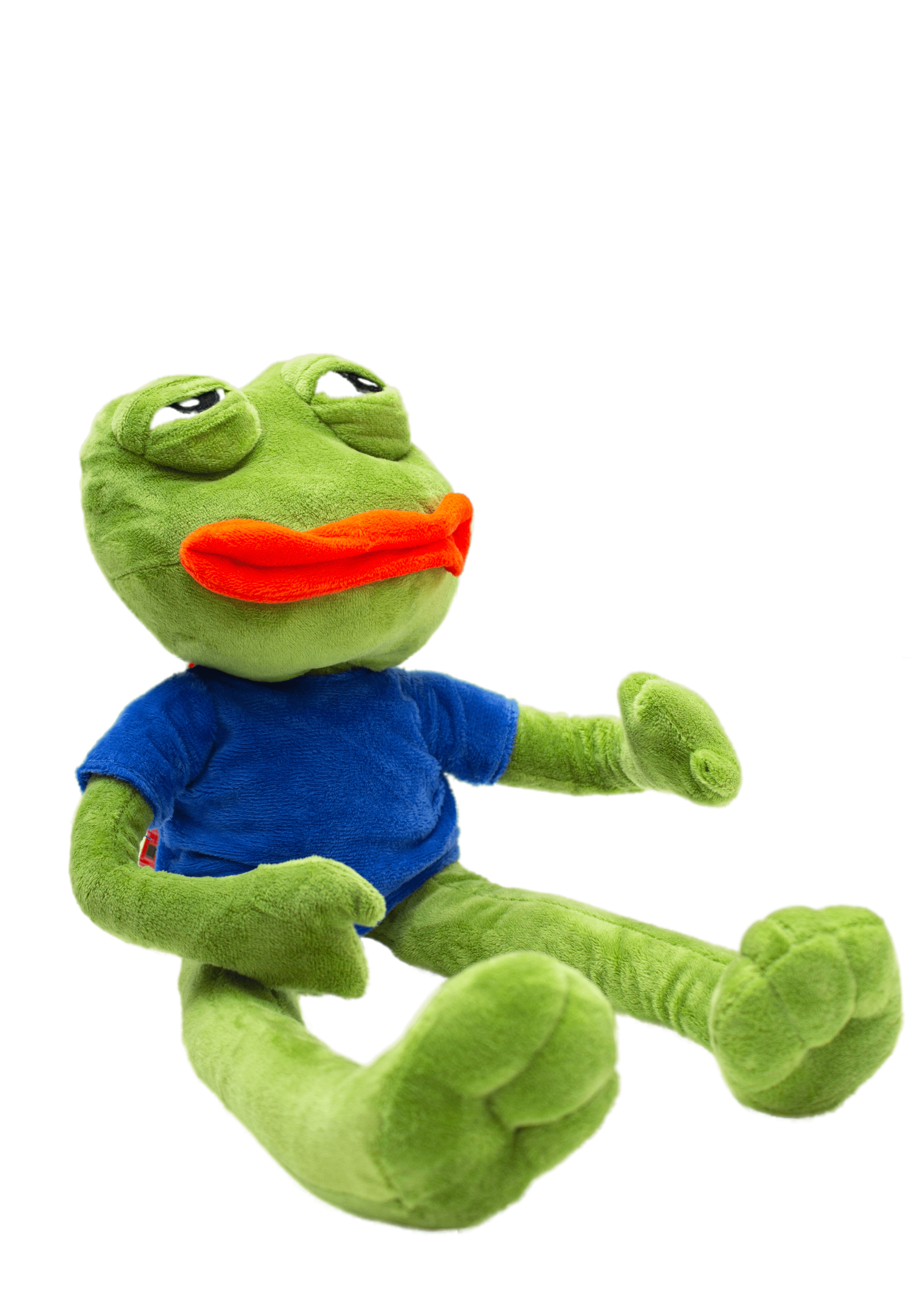 фото Мягкая игрушка plush story лягушонок pepe зеленый