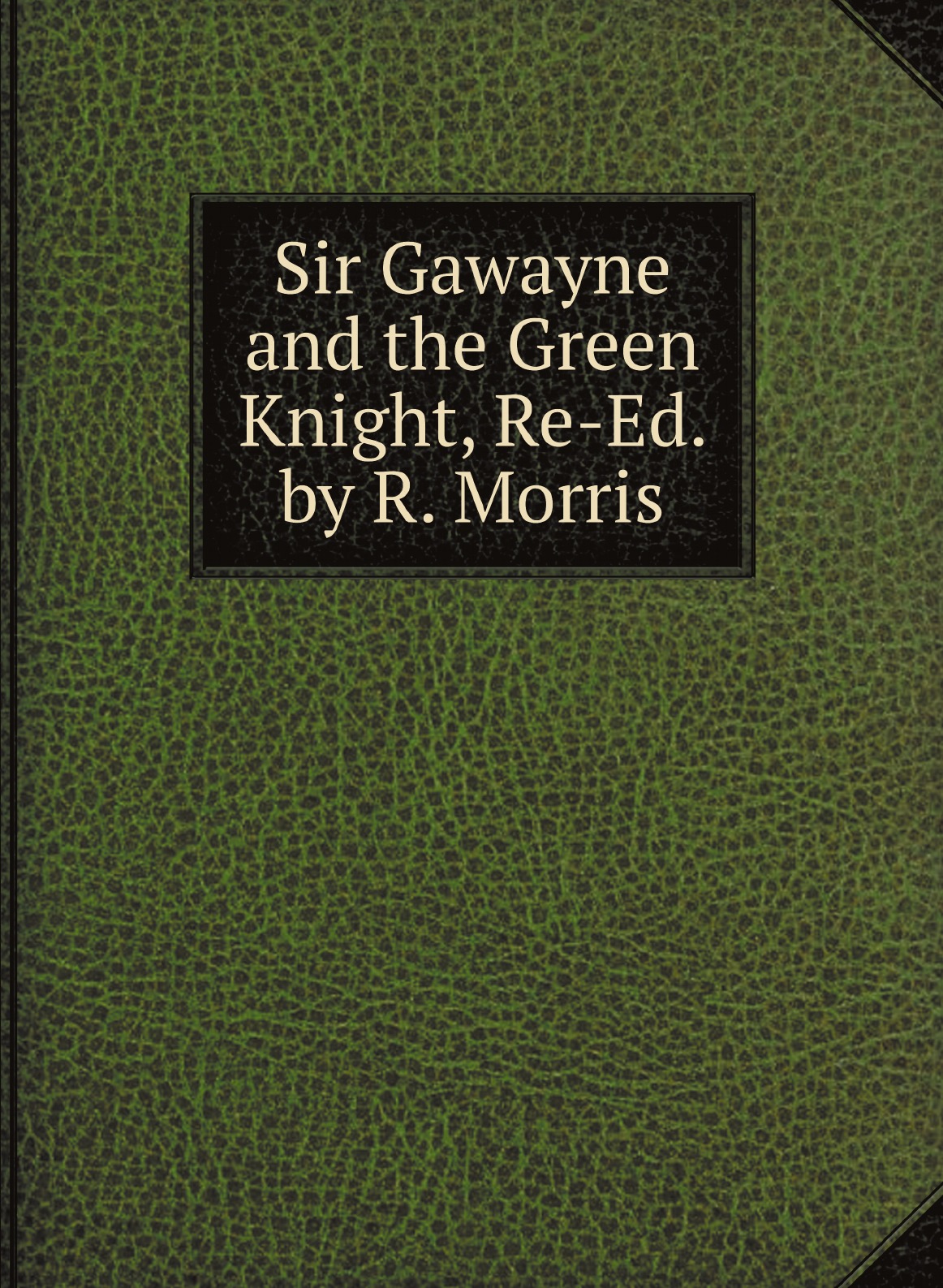 

Sir Gawayne and the Green Knight, Re-Ed. by R. Morris