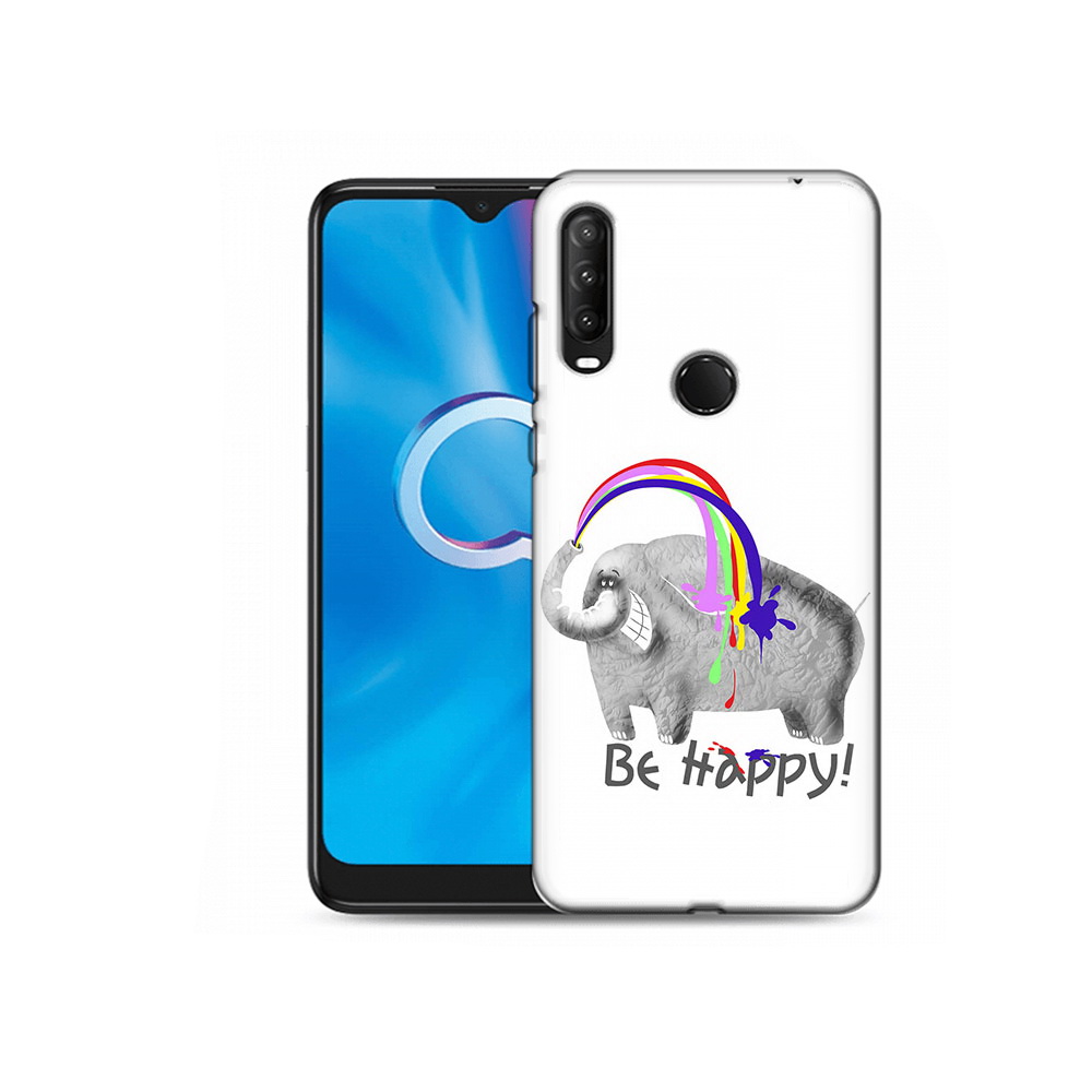 

Чехол MyPads Tocco для Alcatel 1S (2020) 5028Y счастливый слон (PT145668.665.632), Прозрачный, Tocco