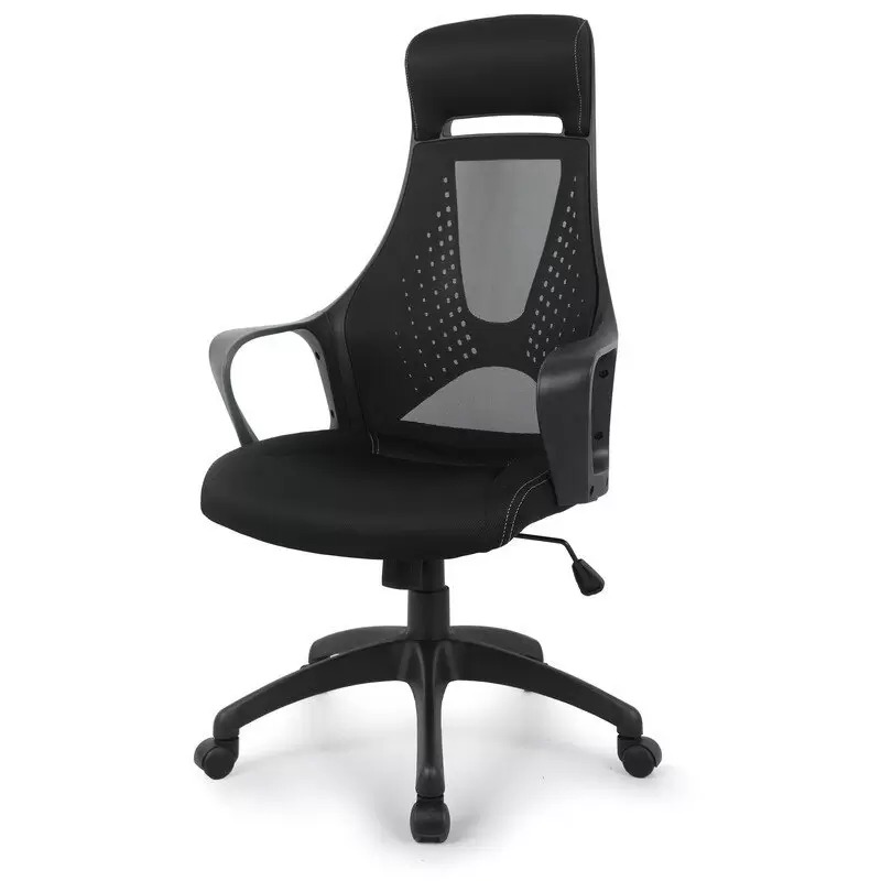 Кресло для руководителя Easy Chair 578 TC черное (сетка/ткань, пластик), 1044971