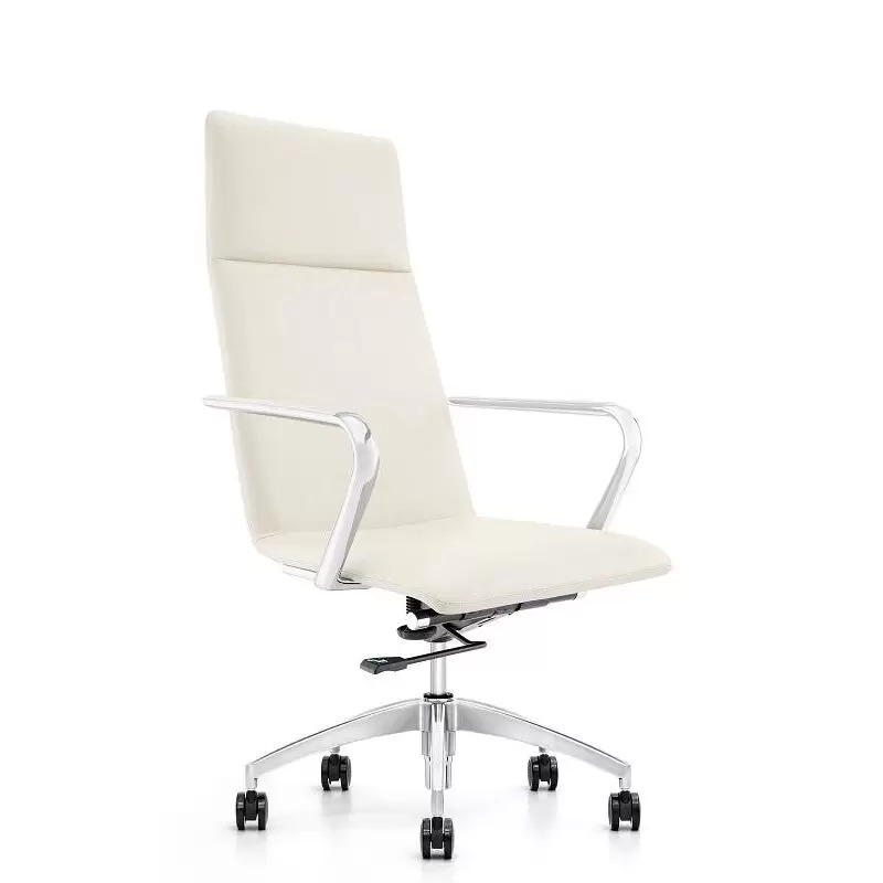 Кресло для руководителя Easy Chair 593 TPU бежевое (искусственная кожа, металл), 1169107