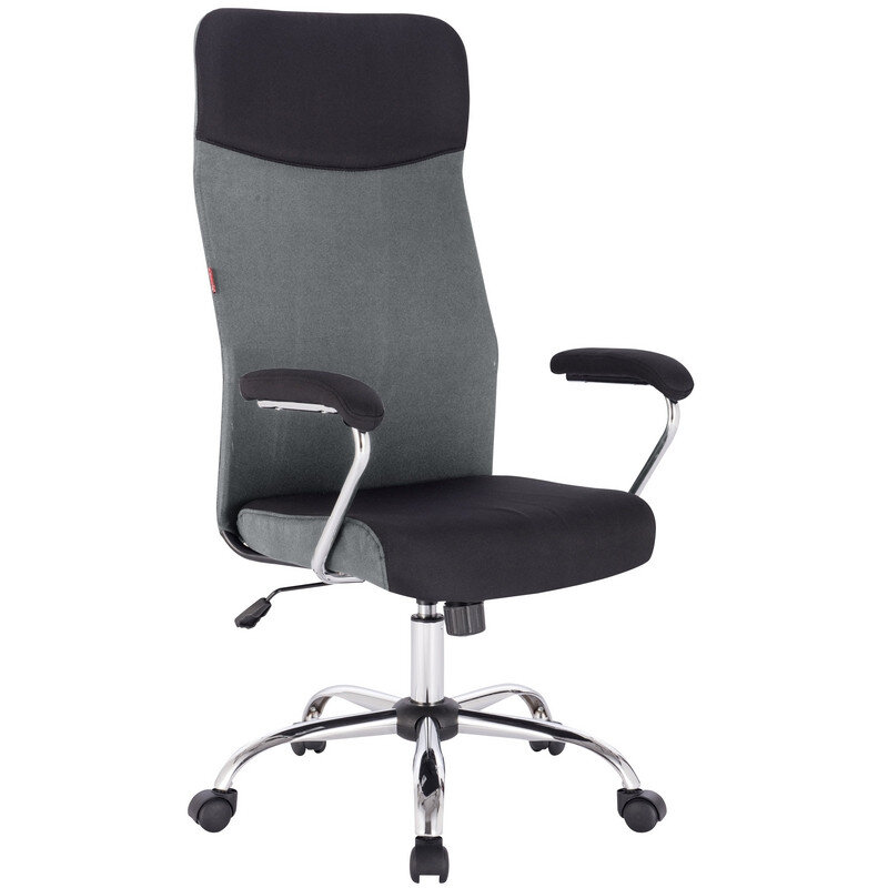фото Кресло для руководителя easy chair 590 tc серое/черное (ткань, металл), 1114737