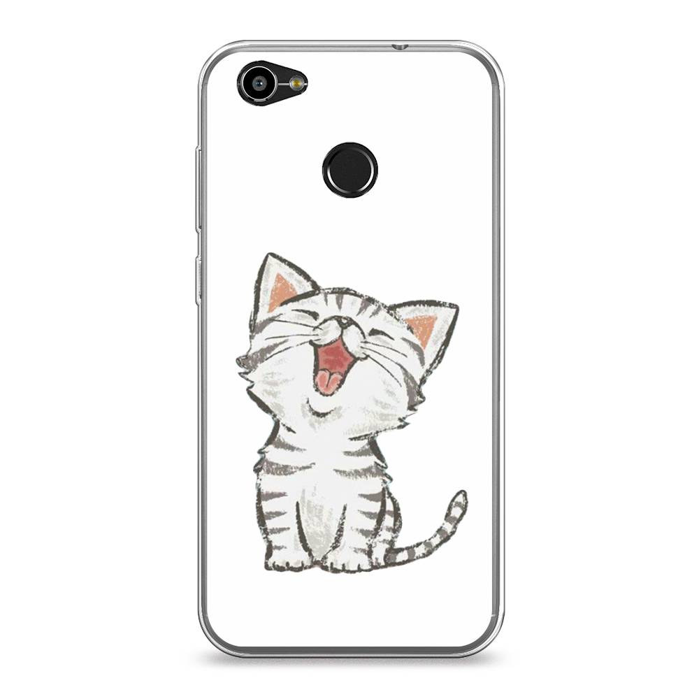 

Чехол Awog на ZTE Blade A6 / ЗТЕ Блэйд A6 "Котенок рисованный", 132350-1