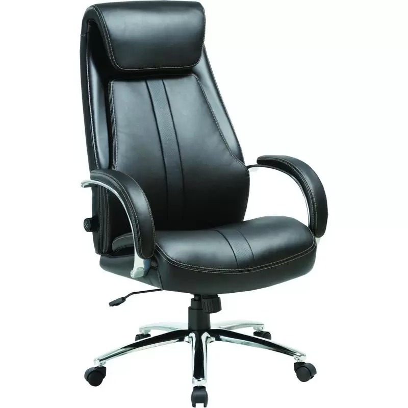 фото Кресло для руководителя easy chair 572 tr черное (рециклированная кожа, металл), 871012