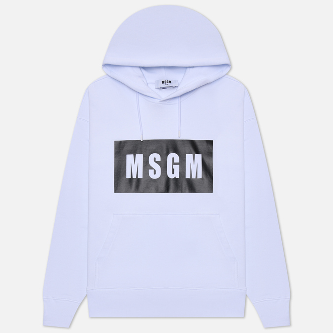 

Мужская толстовка MSGM Box Maxilogo Unbrushed Hoodie белый, Размер S, Box Maxilogo Unbrushed Hoodie