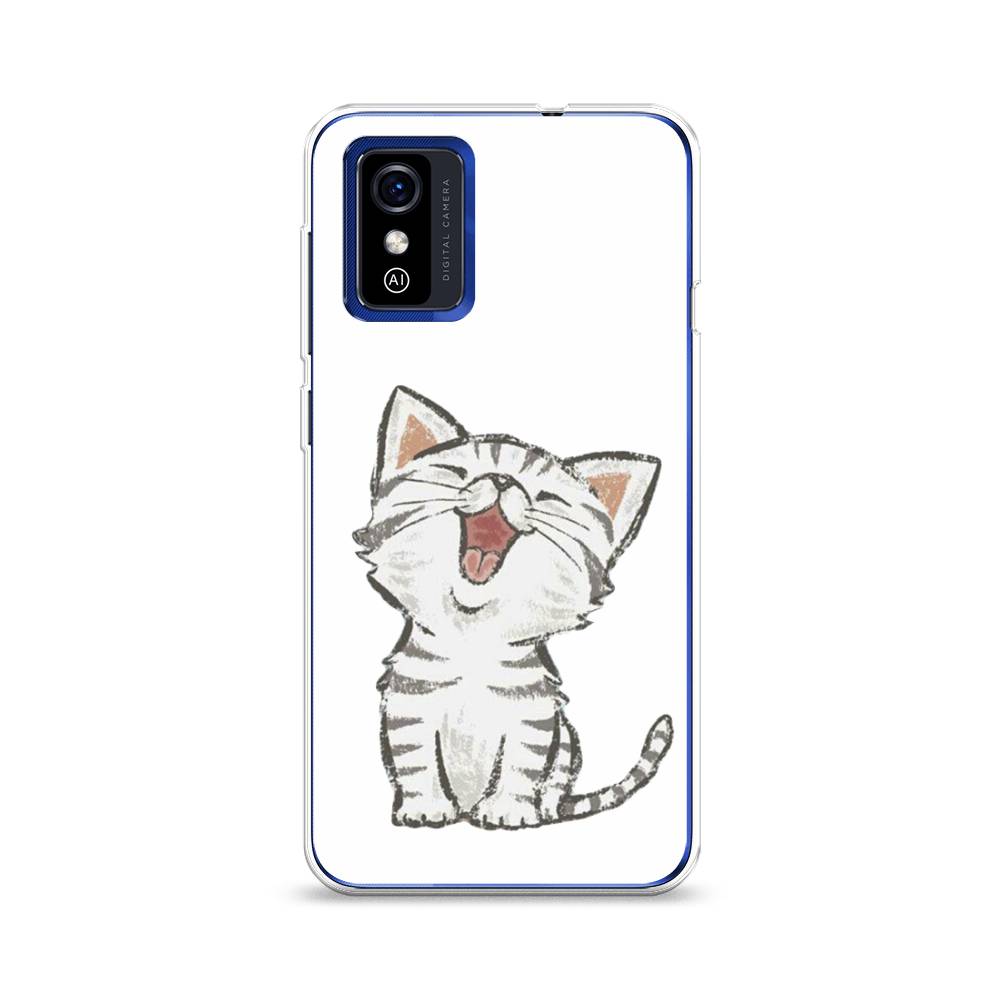 

Чехол Awog на ZTE Blade L9 / ЗТЕ Блэйд L9 "Котенок рисованный", Разноцветный, 135250-1