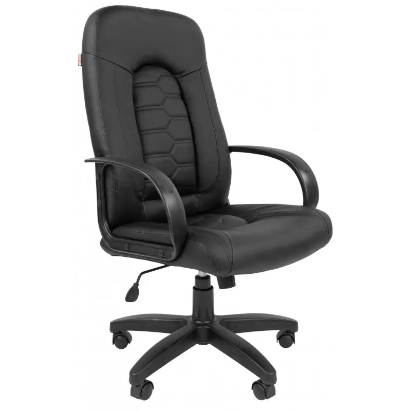 Кресло для руководителя Easy Chair 683 TPU черное (экокожа, пластик), 1318293