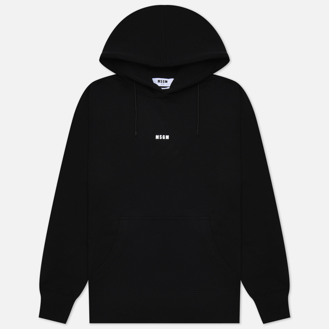 

Мужская толстовка MSGM Micrologo Basic Unbrushed Hoodie чёрный, Размер L, Черный, Micrologo Basic Unbrushed Hoodie