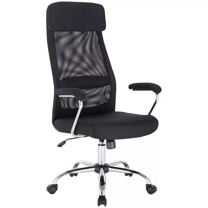 

Кресло для руководителя Easy Chair 591 TC черное (сетка/ткань, металл), 1114741, Серебристый;черный