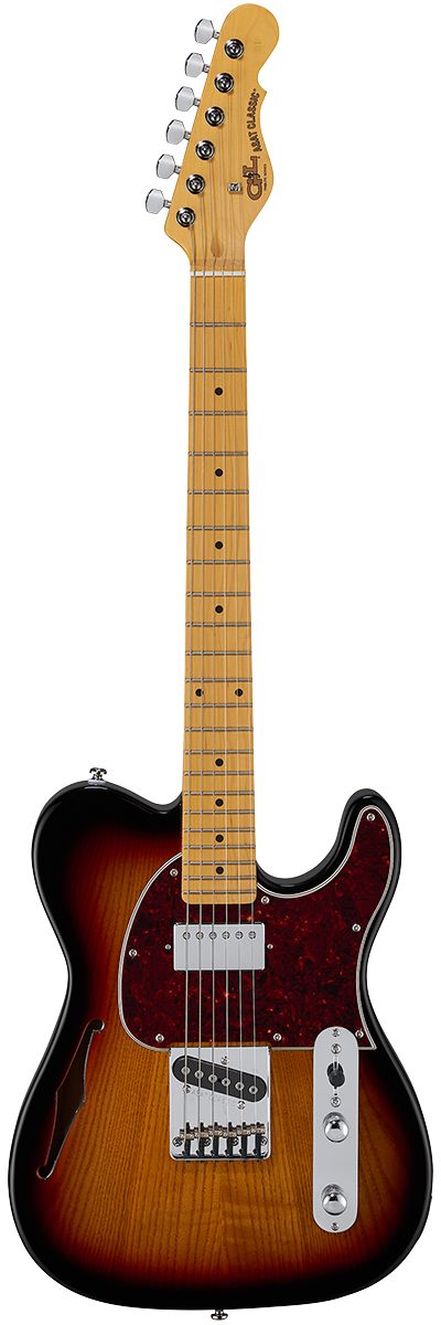 

Электрогитара G&L Tribute ASAT Classic Bluesboy Semi-Hollow 3-Tone Sunburst MP SF