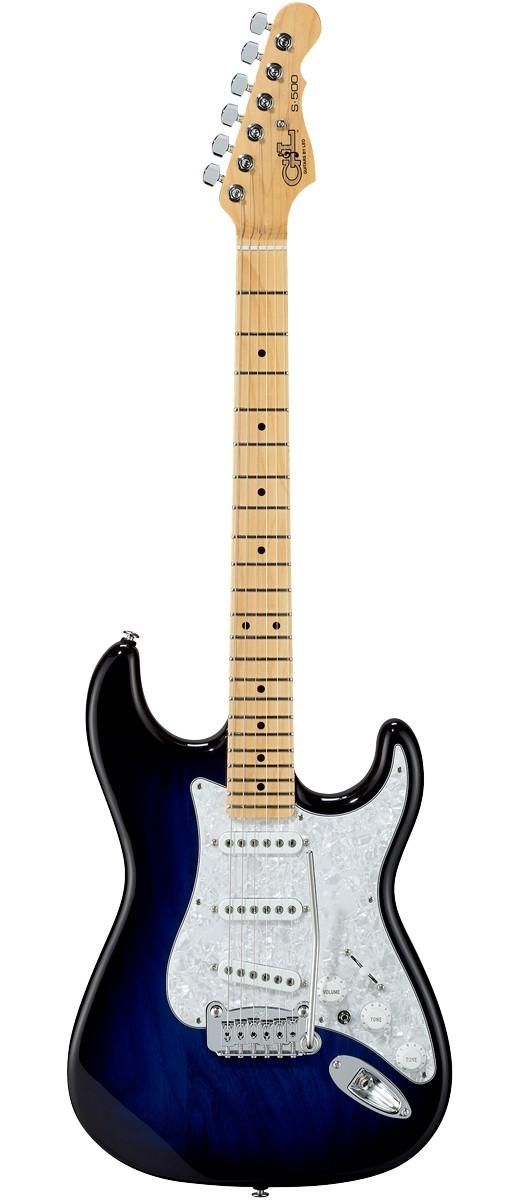 

Электрогитара G&L Tribute S-500 Blueburst MP SF