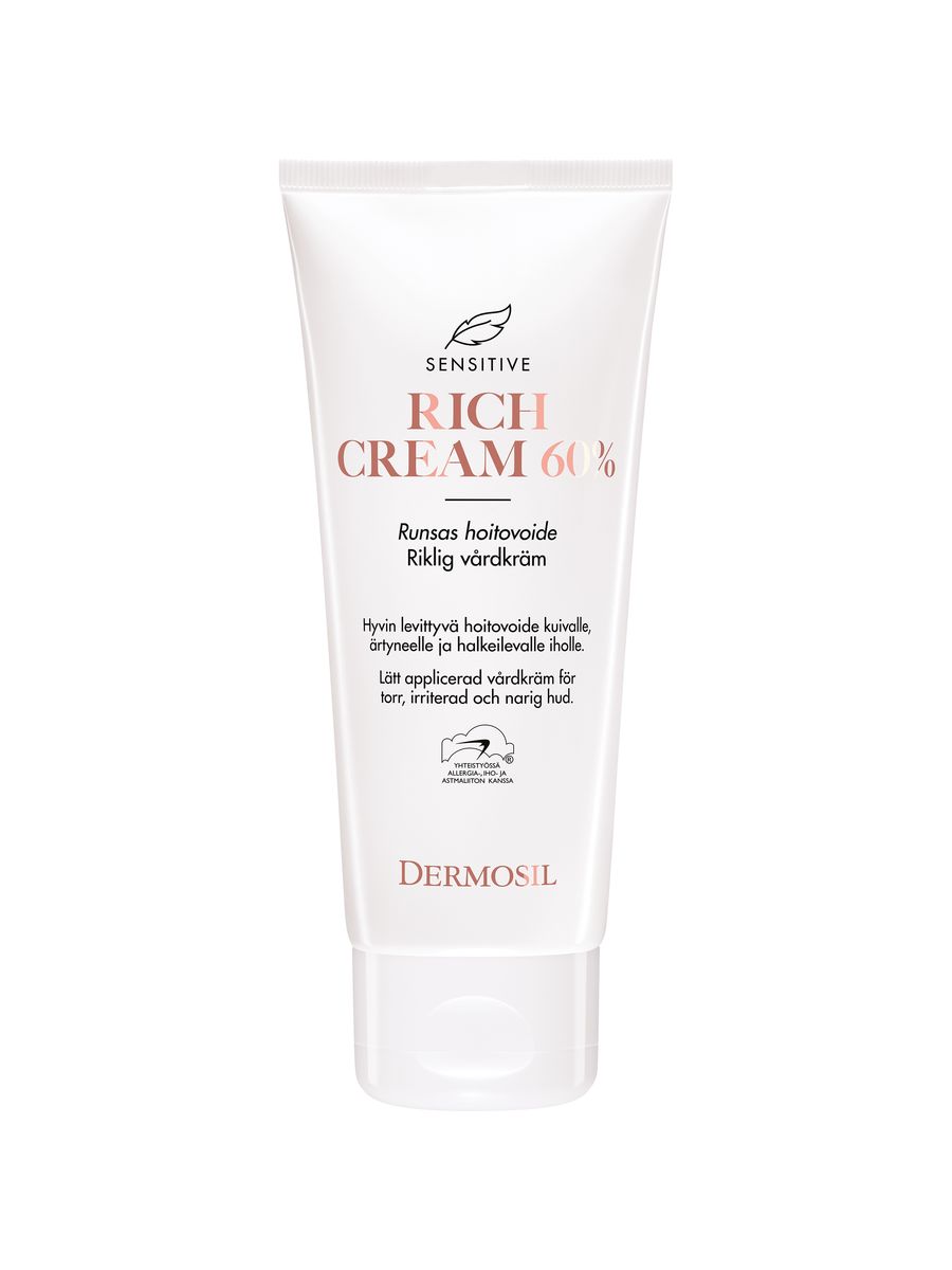 

Крем для сухой и чувствительной кожи Rich Cream 60% Sensitive 100 мл, Dermosil