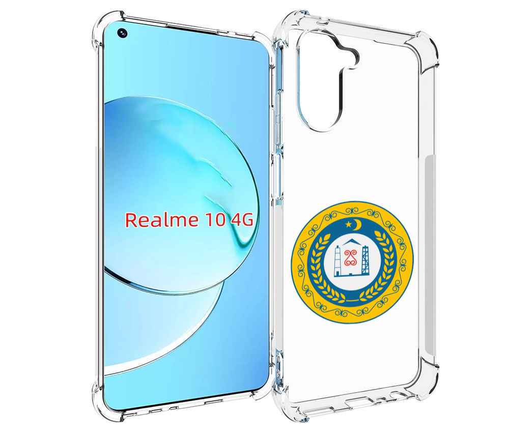 

Чехол MyPads герб-чечня для Realme 10, Прозрачный, Tocco