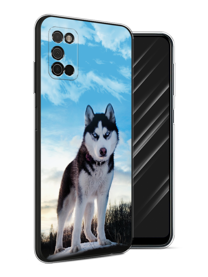 

Чехол Awog на Samsung Galaxy A03S / Самсунг A03S "Хаски 3", Разноцветный, 2103250-2