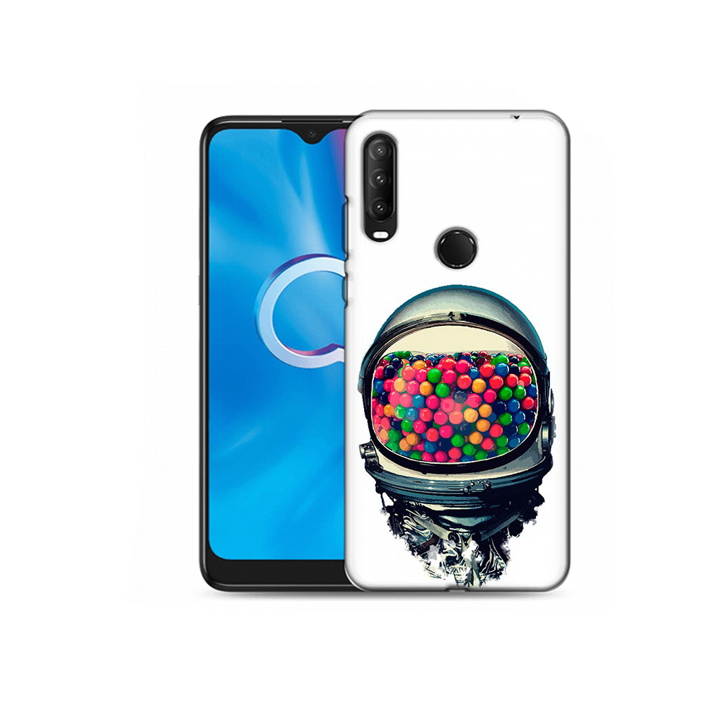 

Чехол MyPads Tocco для Alcatel 1S (2020) 5028Y шлем космонавта (PT145668.665.700), Прозрачный, Tocco