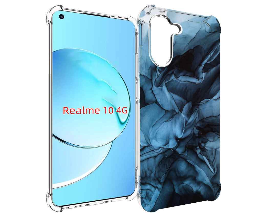 

Чехол MyPads голубой дымок для Realme 10, Прозрачный, Tocco