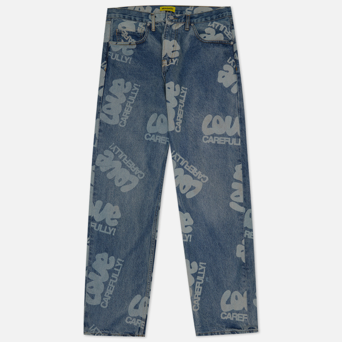 

Мужские джинсы MARKET Love Carefully Laser Denim голубой, Размер XL, Love Carefully Laser Denim