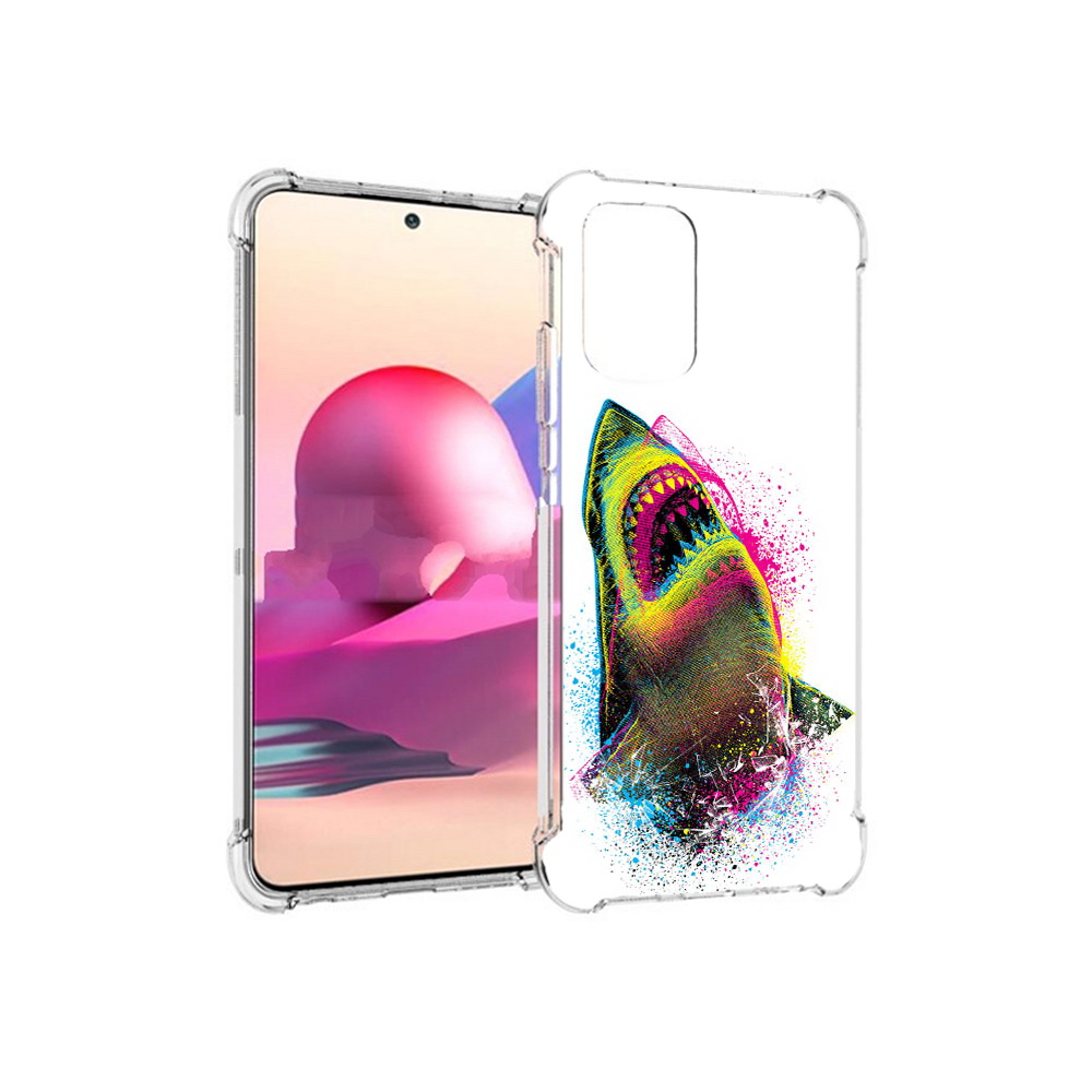 

Чехол MyPads Tocco для Xiaomi Redmi Note 10S челюсти-2 (PT158704.257.674), Прозрачный, Tocco