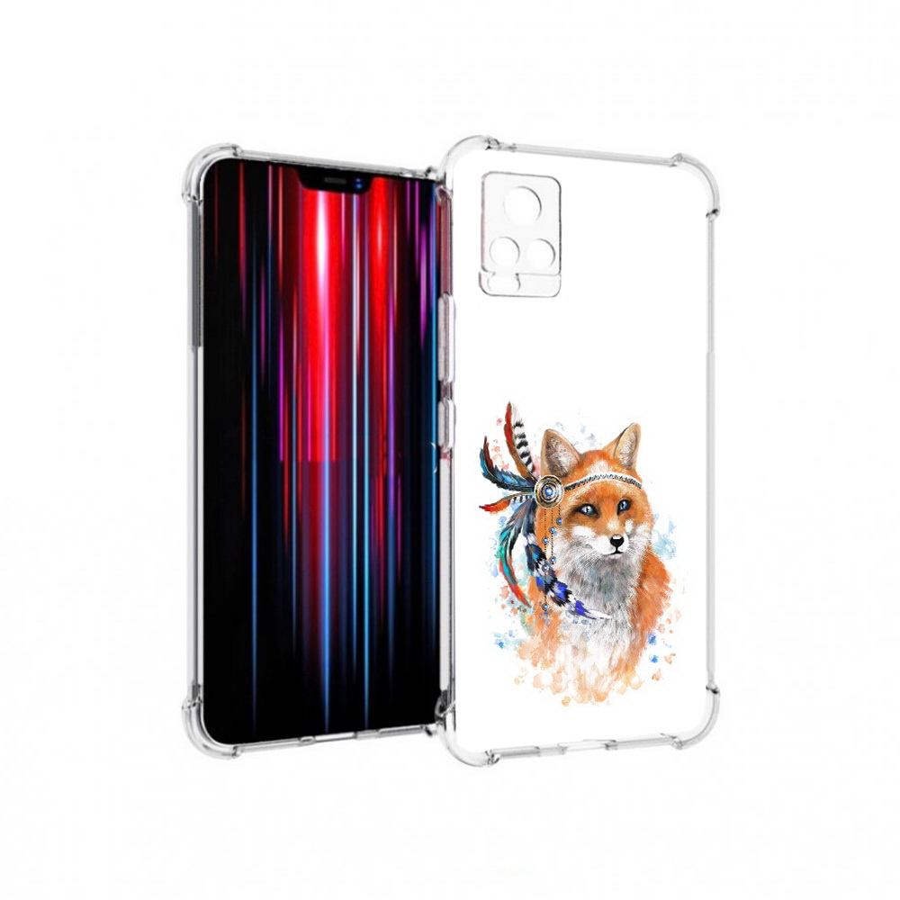 

Чехол MyPads Tocco для Vivo V20 PRO инду лиса (PT226964.386.377), Прозрачный, Tocco
