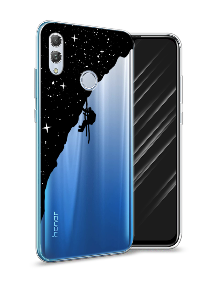 

Чехол Awog на Huawei P Smart 2019 "Скалолаз в космосе", Черный;белый;бежевый, 67250-4