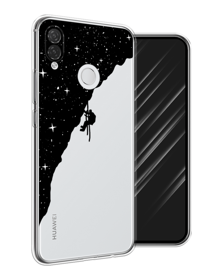 

Чехол Awog на Huawei P Smart Plus "Скалолаз в космосе", Черный;белый;бежевый, 68250-4