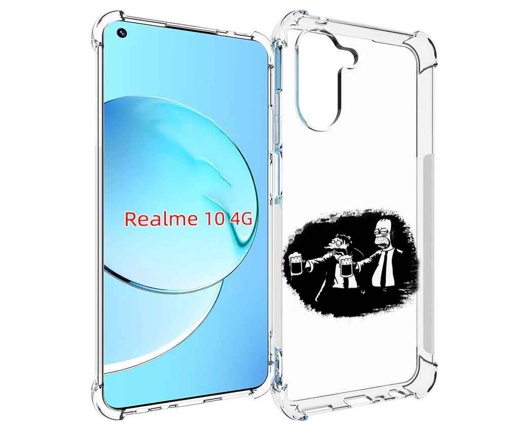 фото Чехол mypads гомер пьет для realme 10