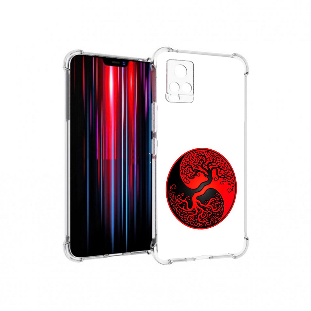 

Чехол MyPads Tocco для Vivo V20 PRO инь янь дерево (PT226964.386.379), Прозрачный, Tocco