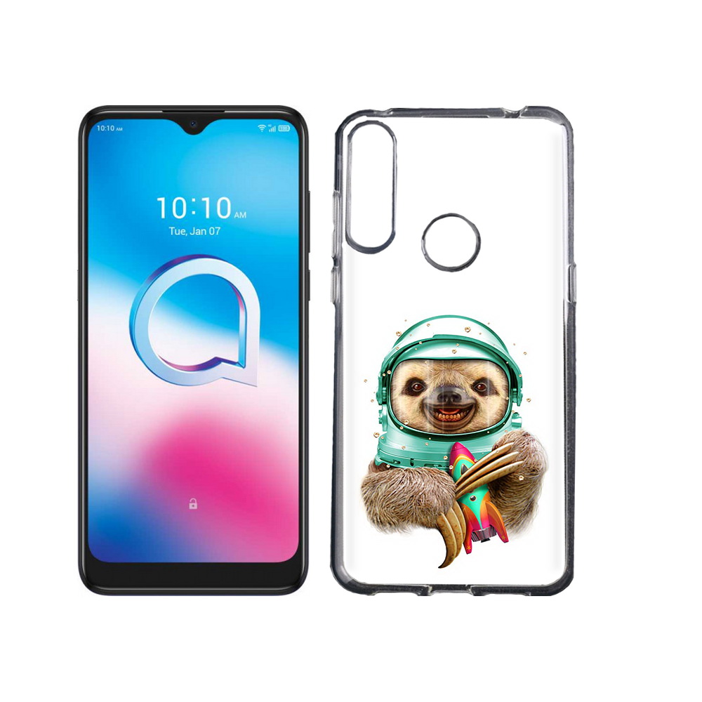 

Чехол MyPads Tocco для Alcatel 3L (2020) 5029Y Ленивец астронавт (PT159035.666.104), Tocco