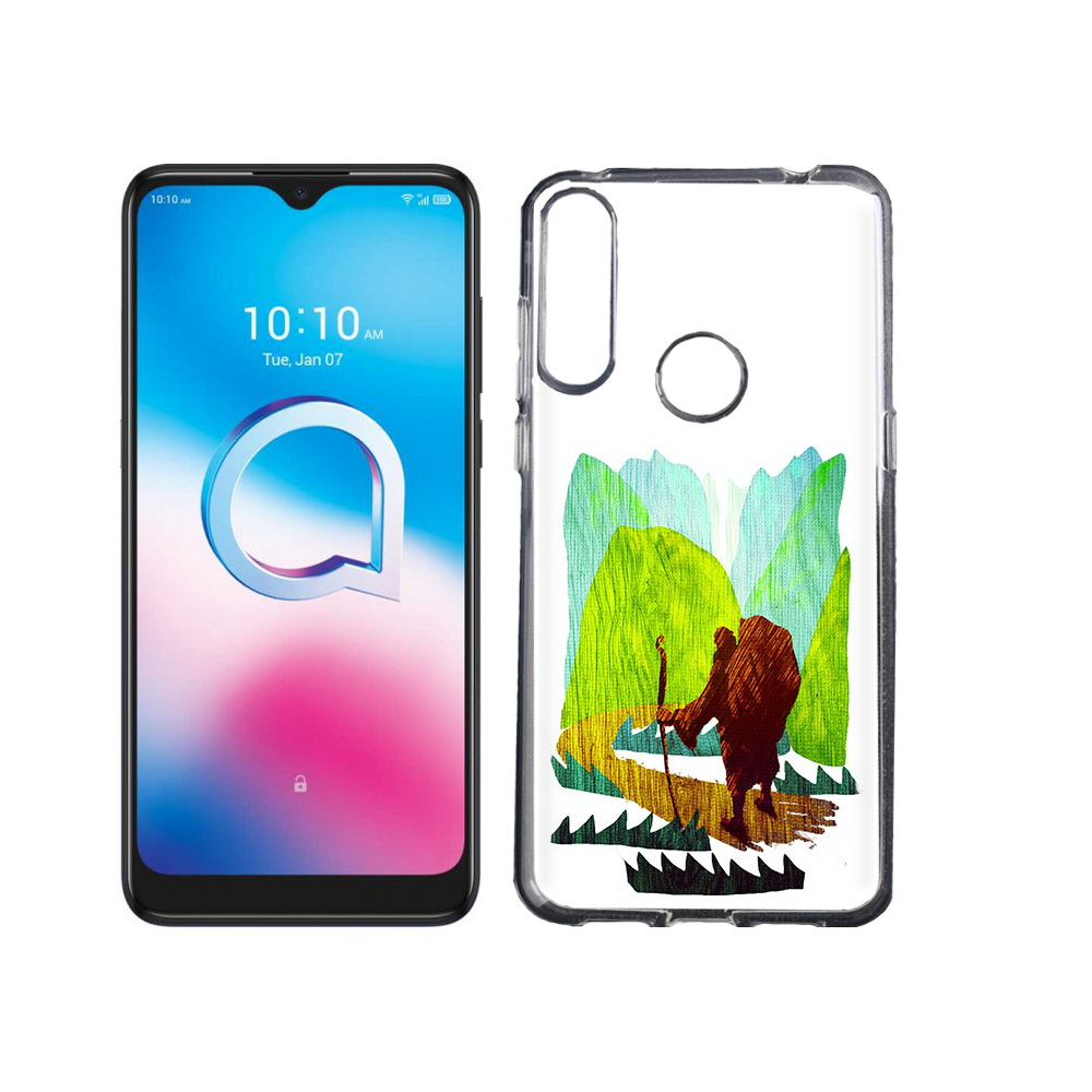 

Чехол MyPads Tocco для Alcatel 3L (2020) 5029Y Лесная тропа (PT159035.666.106), Tocco