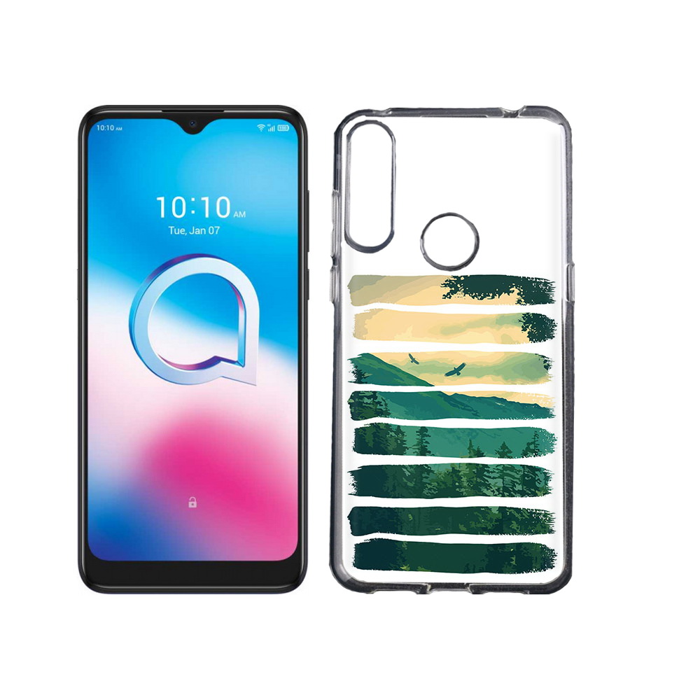 

Чехол MyPads Tocco для Alcatel 3L (2020) 5029Y Лесная чаща (PT159035.666.107), Tocco