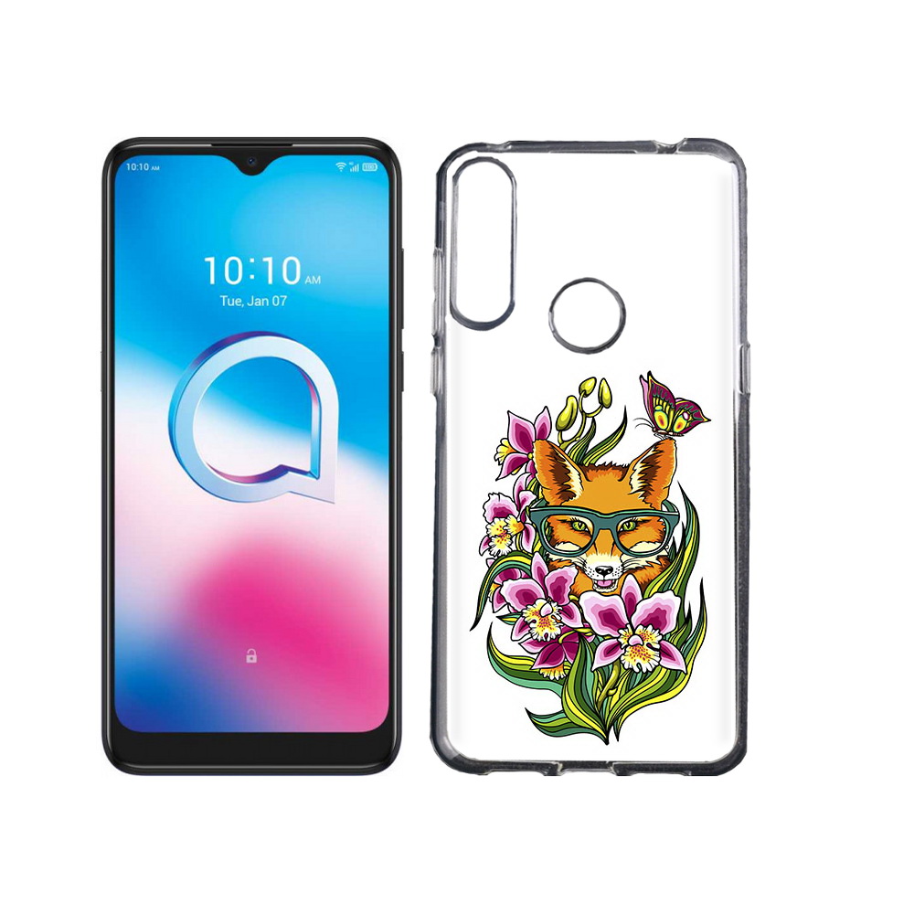 

Чехол MyPads Tocco для Alcatel 3L (2020) 5029Y Лиса в цветах (PT159035.666.108), Tocco