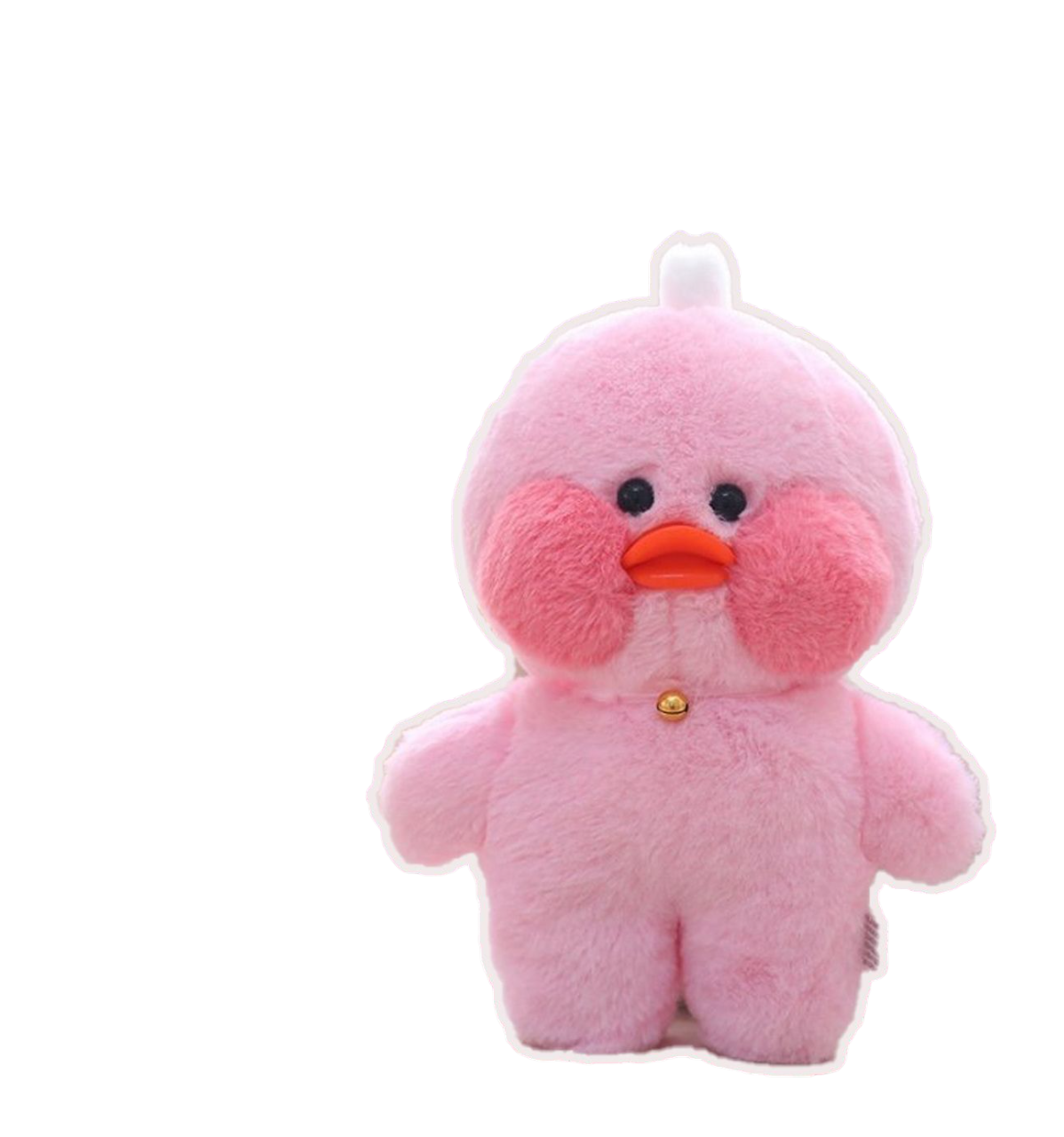 фото Мягкая игрушка plush story плюшевый утенок lalafanfan duck pink розовая 30 см