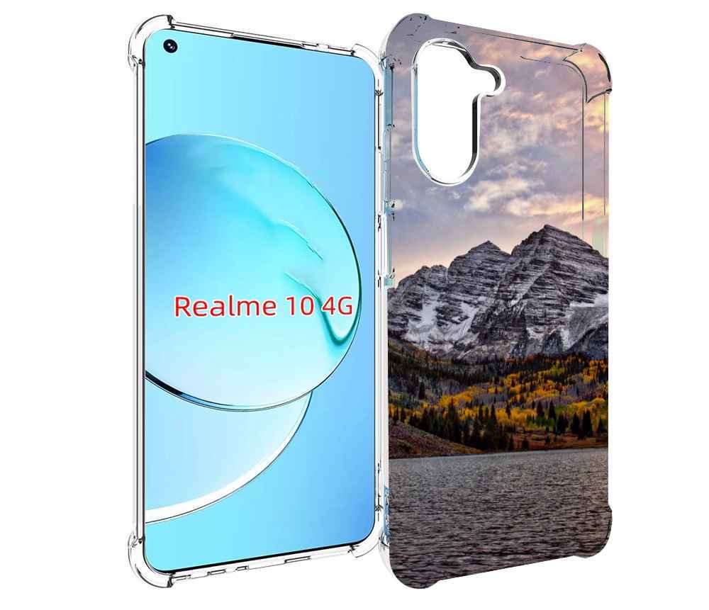 

Чехол MyPads горы-колорадо для Realme 10, Прозрачный, Tocco