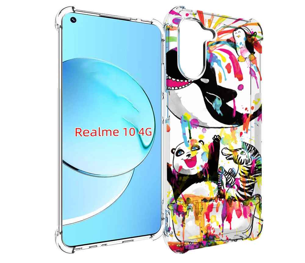 

Чехол MyPads Хиппи кит для Realme 10, Прозрачный, Tocco
