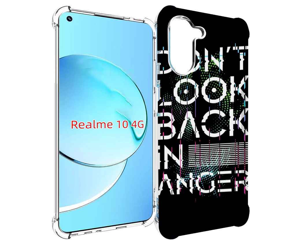 

Чехол MyPads графический-текст для Realme 10, Прозрачный, Tocco