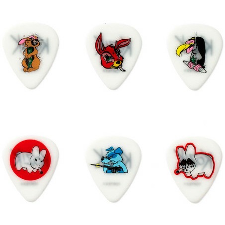 

Медиатор DUNLOP BL109P073 Frank Kozik, Белый, BL109P073 Frank Kozik