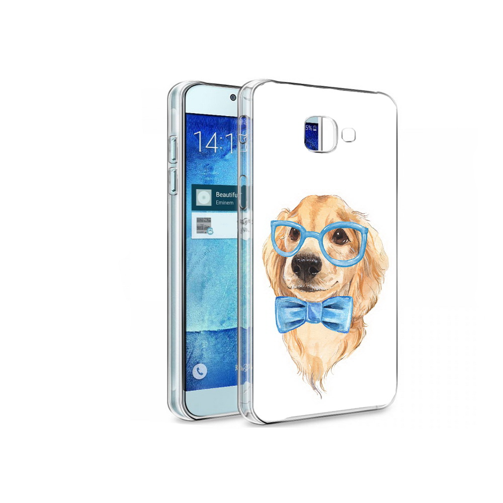 

Чехол MyPads Tocco для Samsung Galaxy A8 Собака интеллигент, Tocco