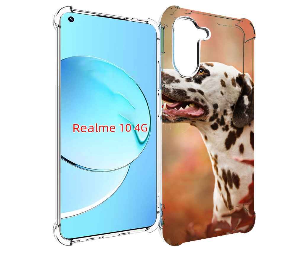 

Чехол MyPads далматин для Realme 10, Прозрачный, Tocco