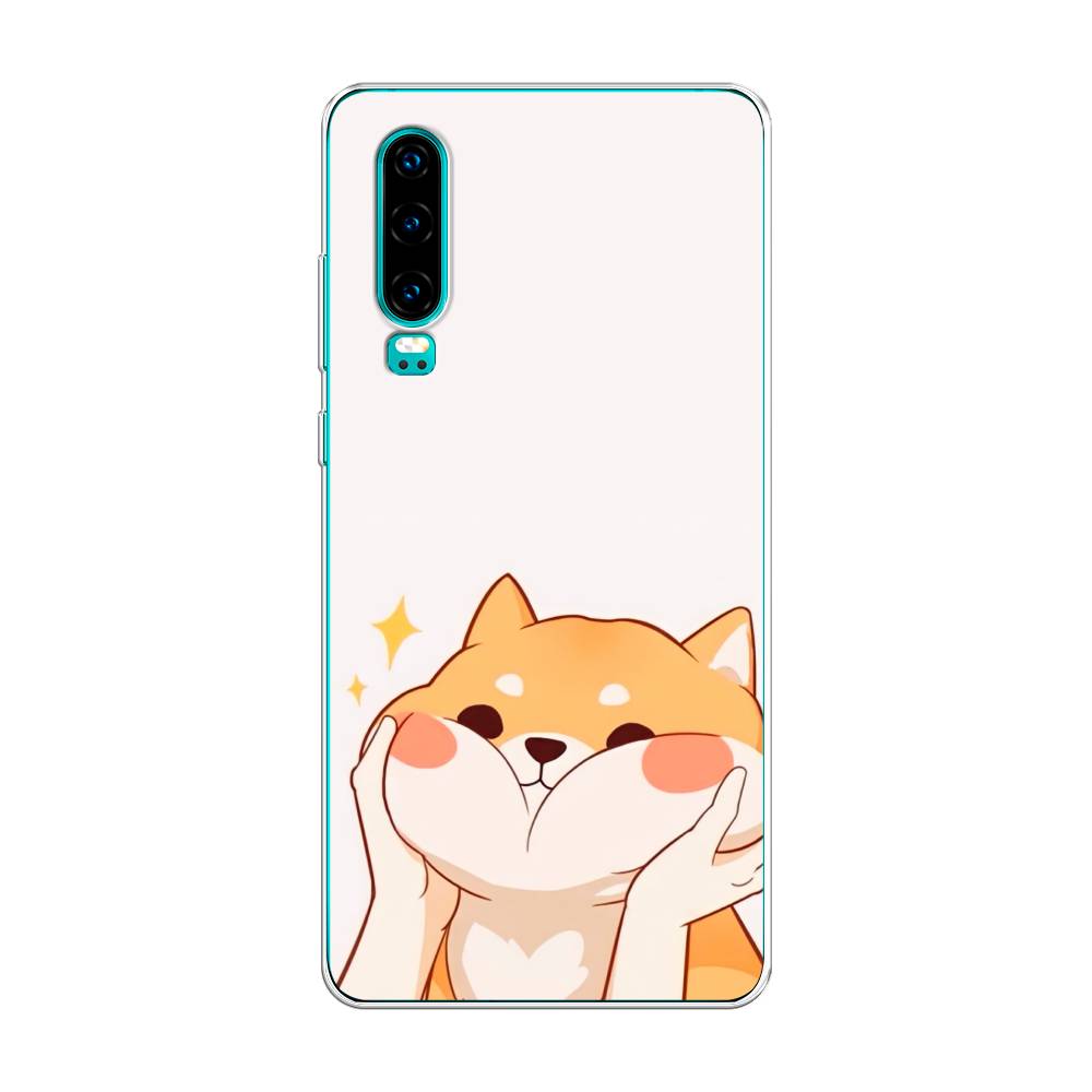 

Чехол Awog на Huawei P30 "Сладкий песик", Оранжевый, 68550-1