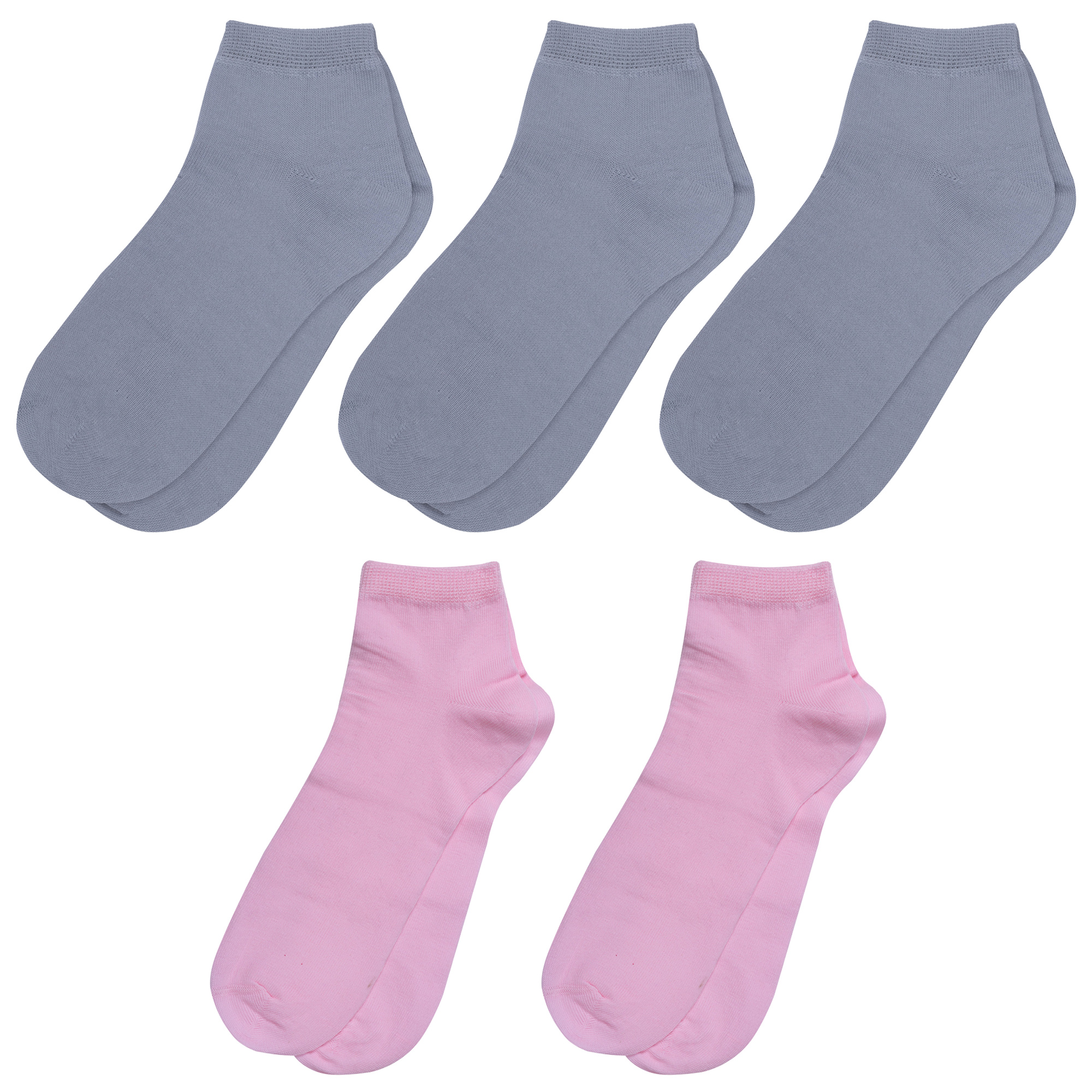 

Носки детские Rusocks 5-Д-97, серый; розовый, 22-24, 5-Д-97