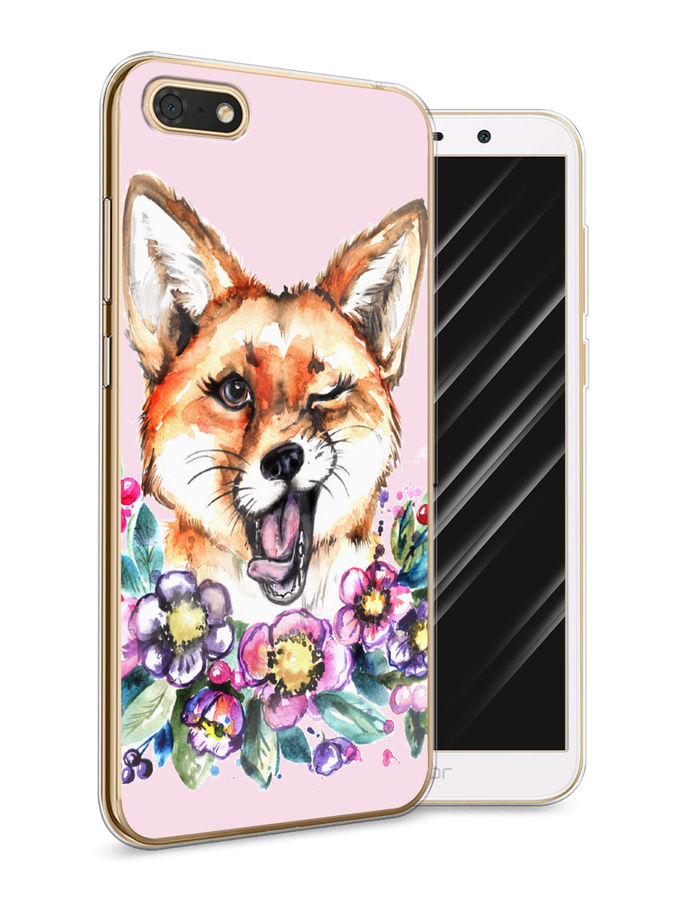 

Чехол Awog на Huawei Y5 2018 "Сладкий песик", Оранжевый, 65950-1