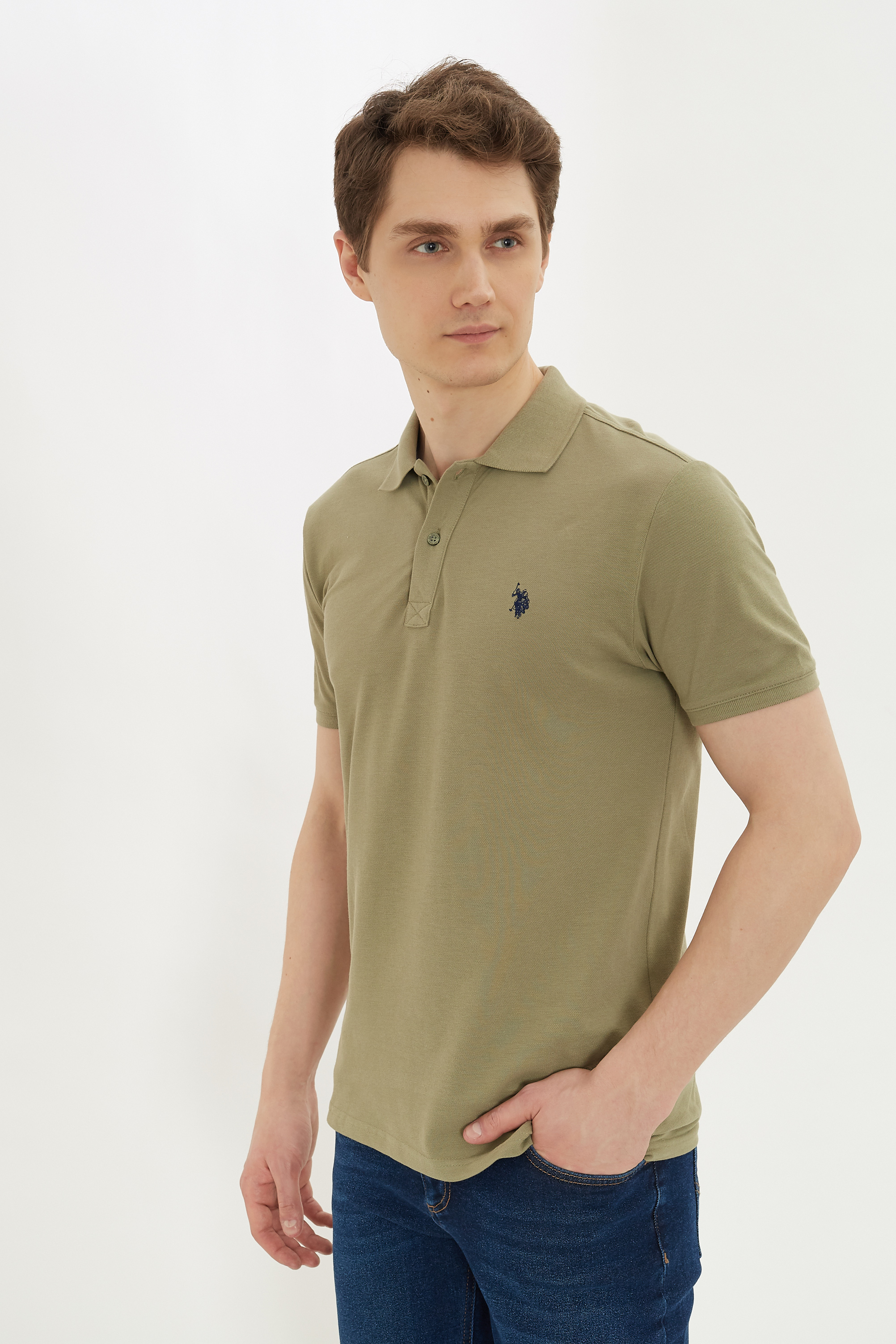 

Футболка мужская U.S. POLO Assn. G081GL0110GTP04IY021 хаки XS, G081GL0110GTP04IY021