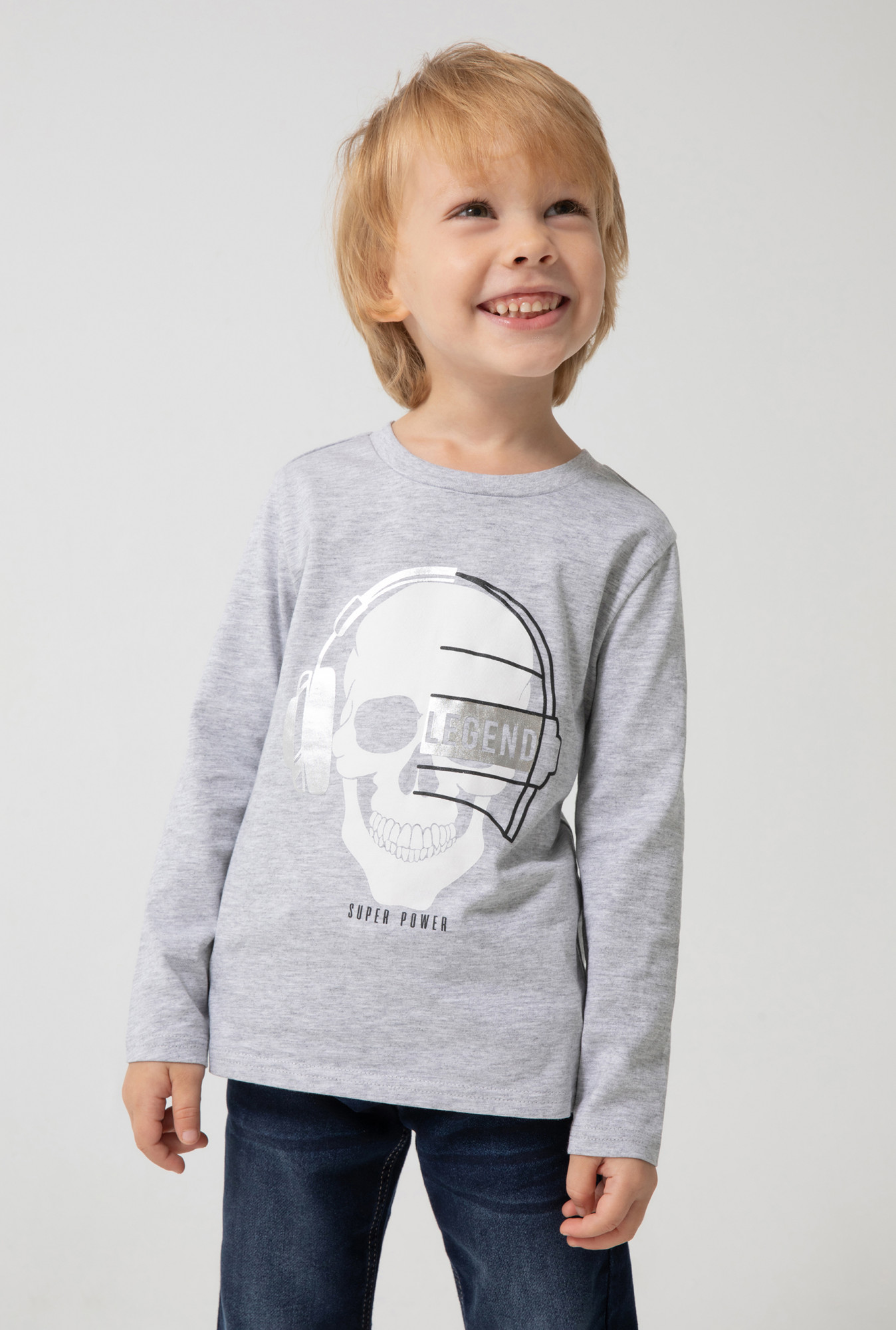 

Джемпер детский Acoola 20120150059 серый р.98, 20120150059