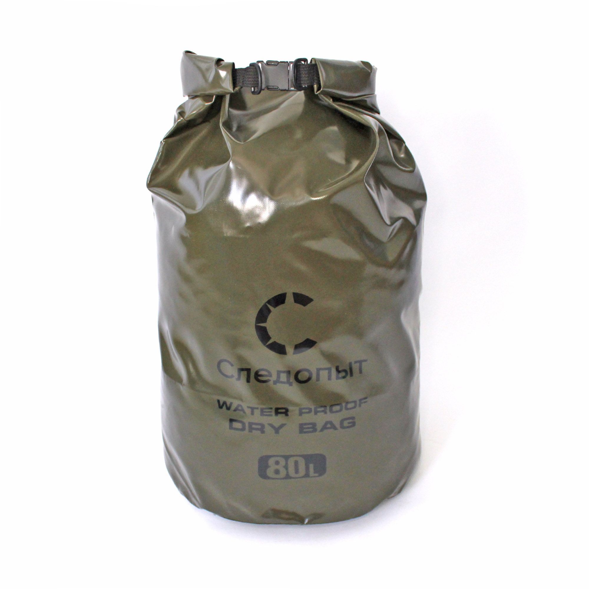 

Гермомешок "СЛЕДОПЫТ - Dry Bag", 80 л, Зеленый, Dry Bag